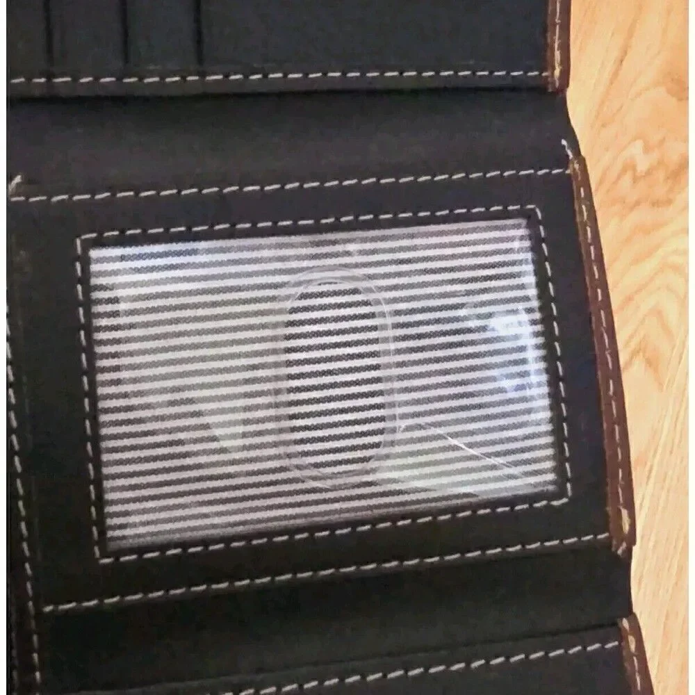 Timberland Men's Premium Two Tone Genuine Leather Commuter Tri-fold Wallet
